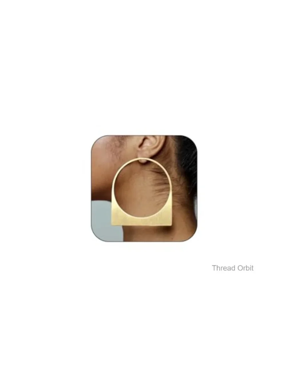 Large Gold Hoop Earrings Chunky Geometric Hollow Brushed Metal Drop Dangle Studs